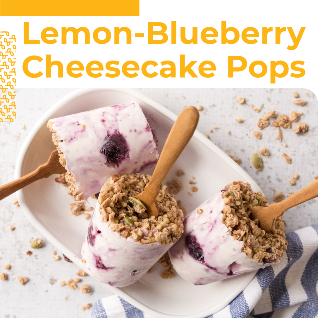 Lemon-Blueberry Cheesecake Pops Recipe